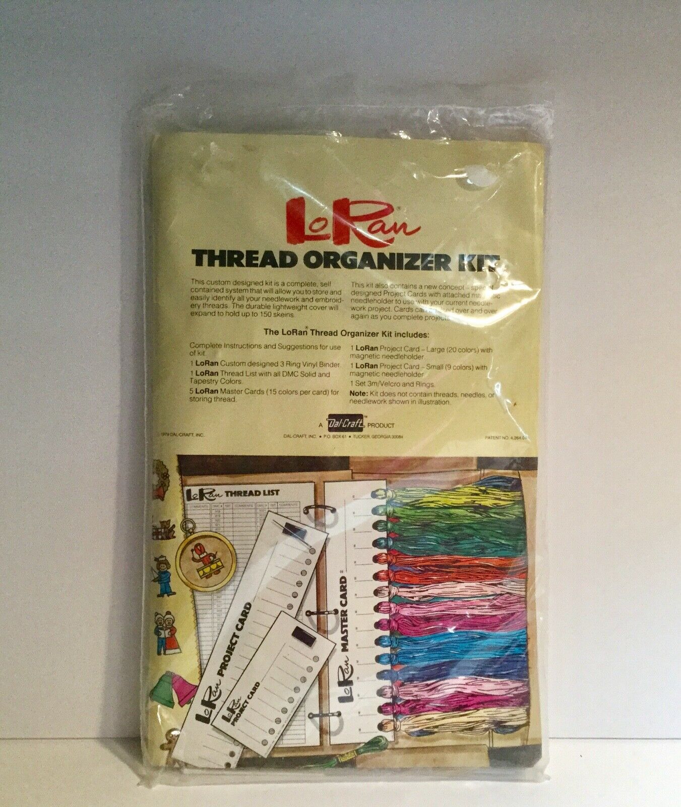 Vintage Lo Ran Thread Organizer Kit For Embroidery And Needlework 1979 Unopened