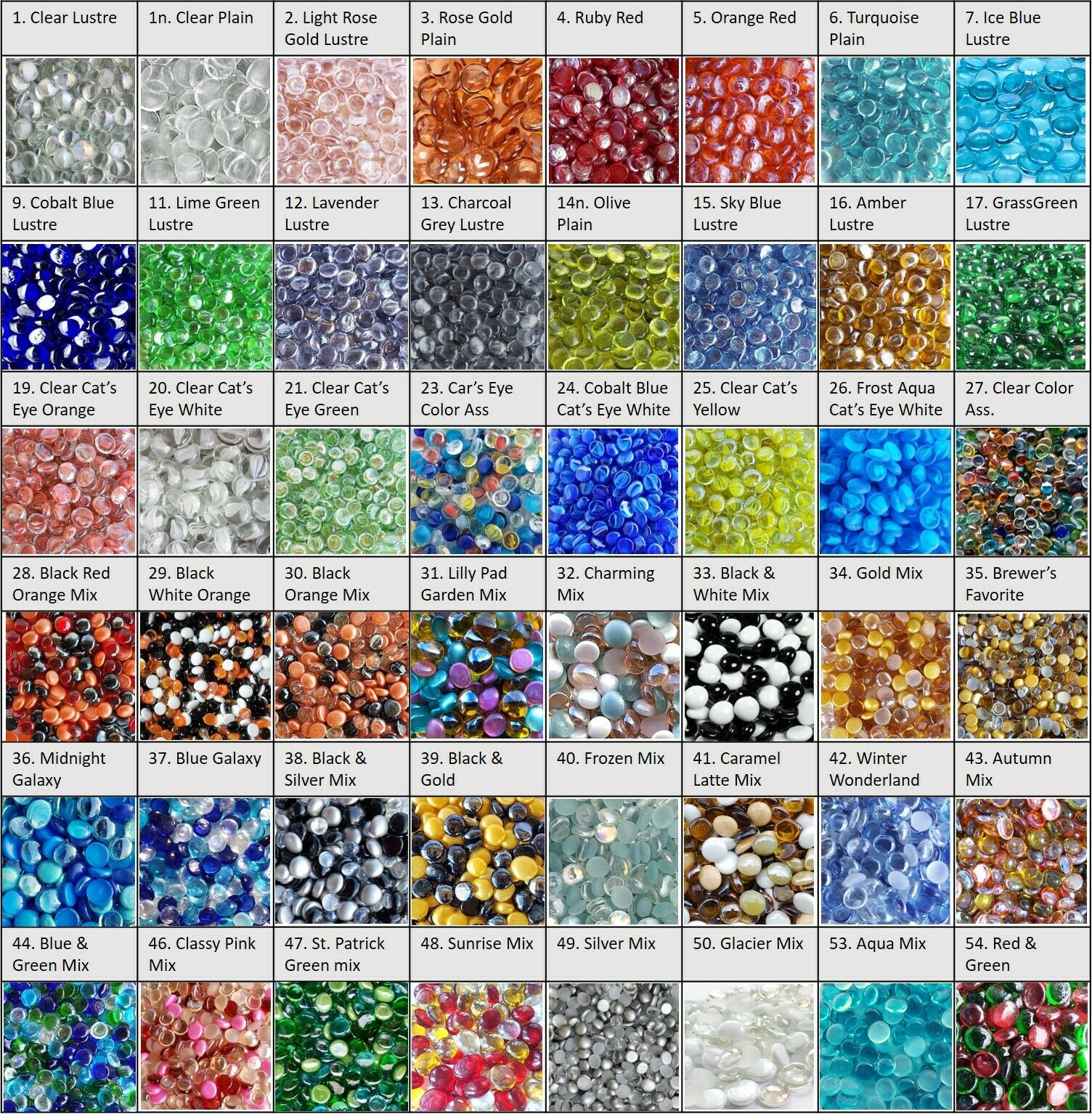 15.5oz Weje 17-22mm Mosaic Glass Gems Flat Marble For Vase Fill Craft Aquarium