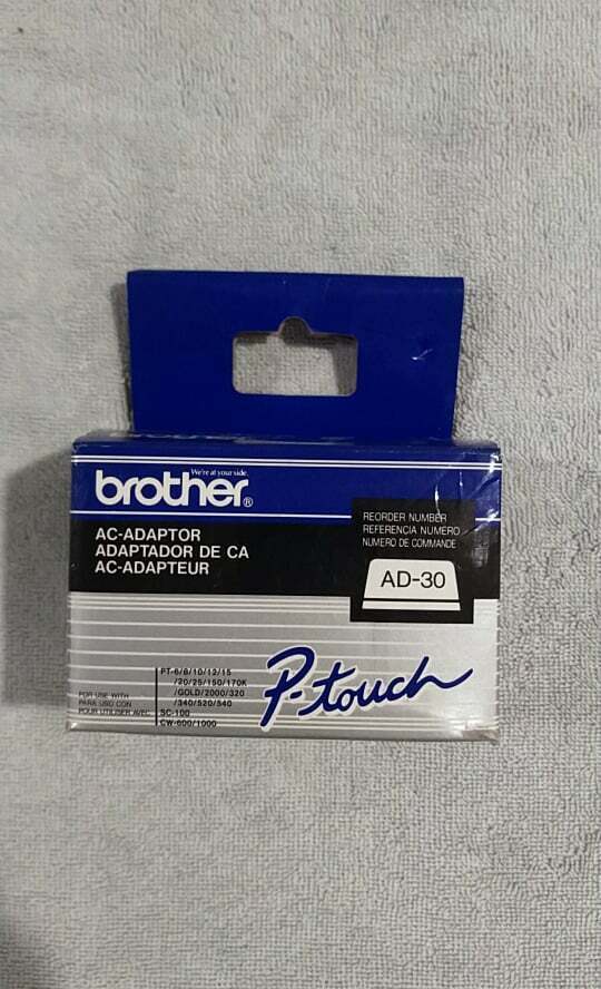 Brother P-touch, 7v, Ad-30, Ac Adapter