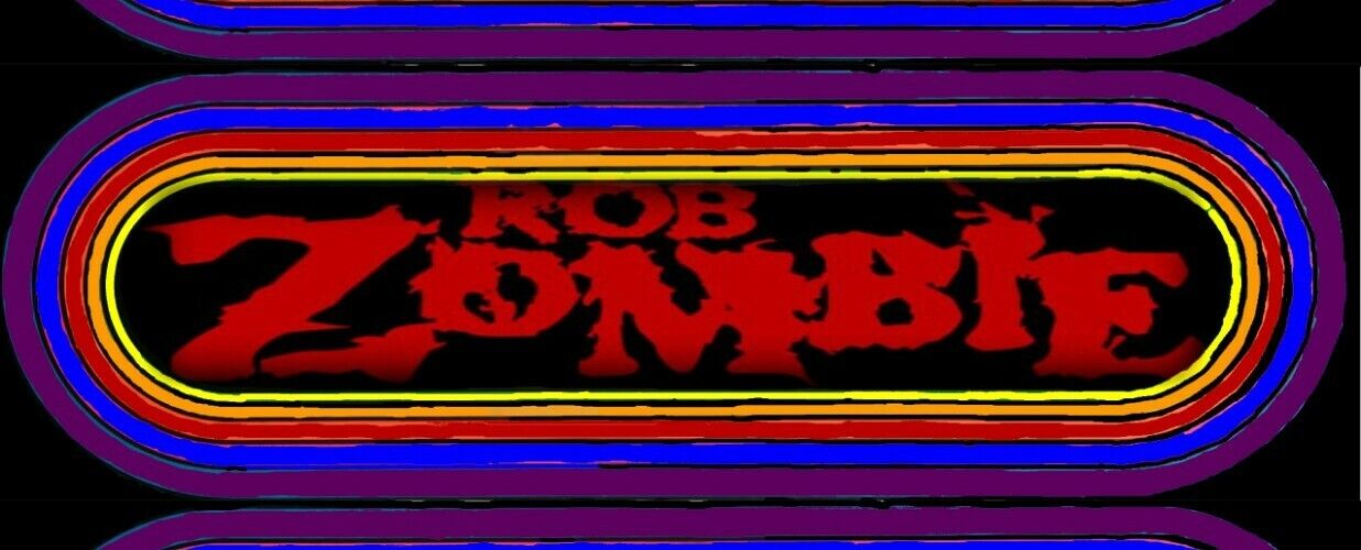 3"x8" 🌈 Rainbow Rob Zombie Uv Pro Gloss Vinyl Sticker