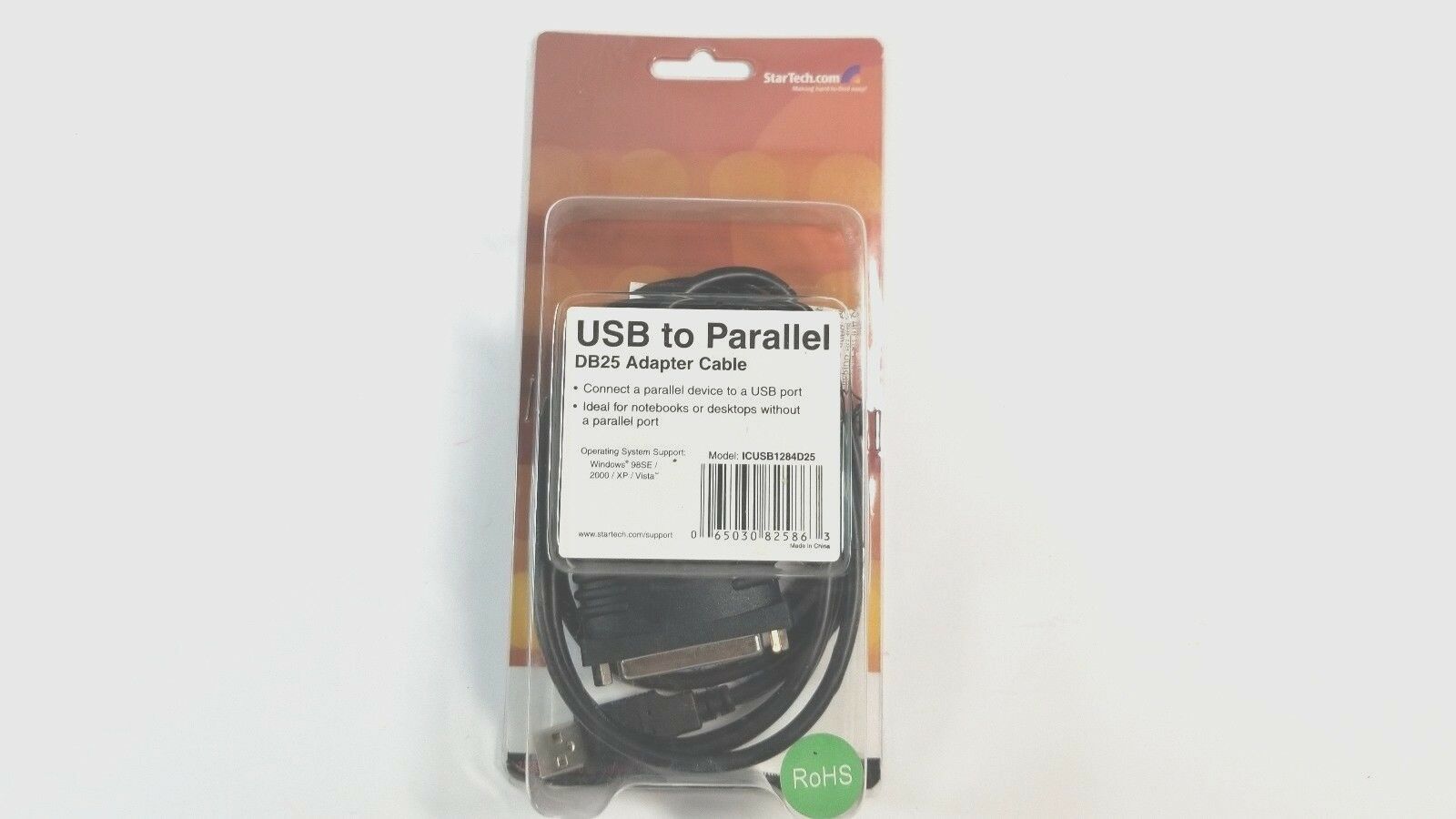 Startech.com Icusb1284d25 Usb To Parallel Printer Adapter Cable