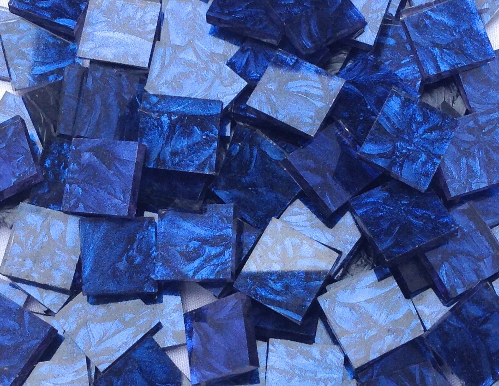 Blue Van Gogh Glass Mosaic Tiles $6.15 Flat Rate Shipping