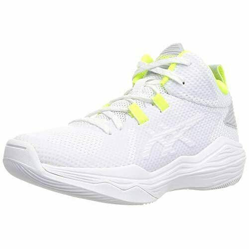 Asics Basketball Shoes Nova Flow 1063a028 White Yellow Us5(23.5cm)