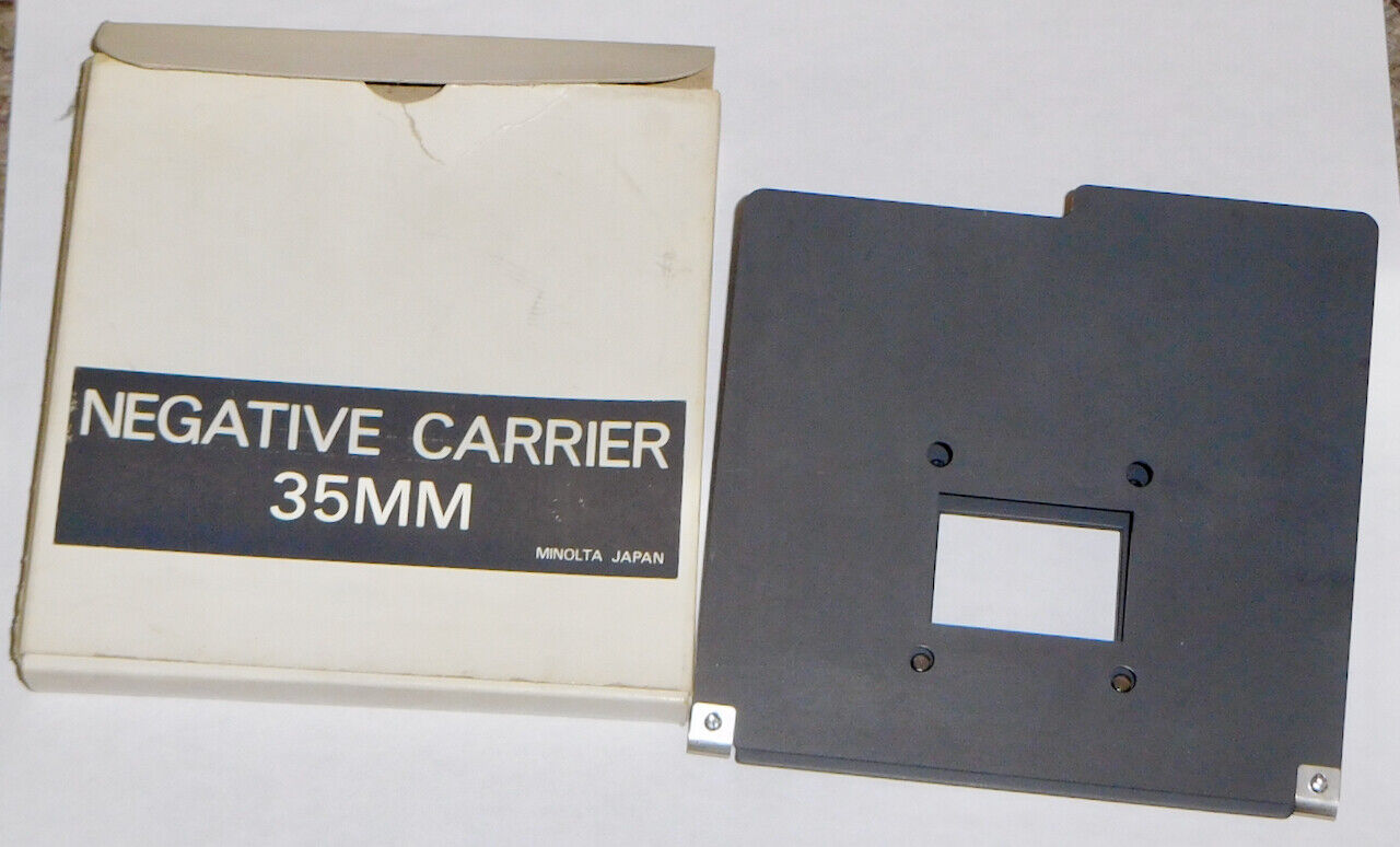 Minolta 35mm Negative Carrier ~ Color Enlarger, Model Iii