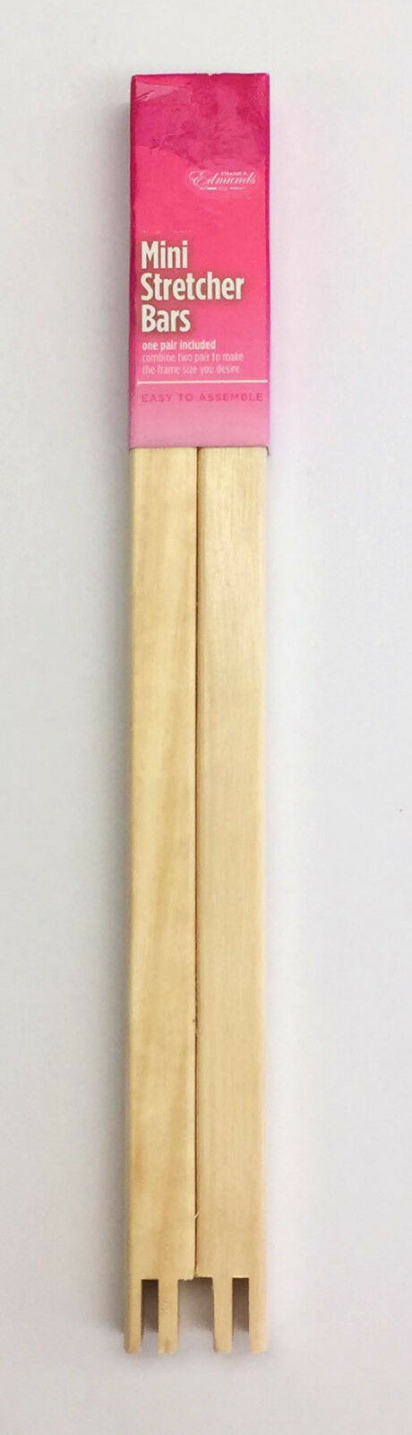 1 Pair 14" Long Mini Wood Stretcher Bar Frame Needlepoint, Quilting, Stitching
