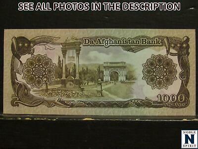 Noblespirit No Reserve The Afghanistan Bank 1000 Afghanis Cu Crisp Uncirc. Note