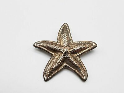 925 Mexico Silver Star Fish Brooch 14.52g Mrj057
