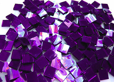 110 Mosaic Tiles 1/2" Purple Velvet Mirrors Premium Mirror Stained Glass