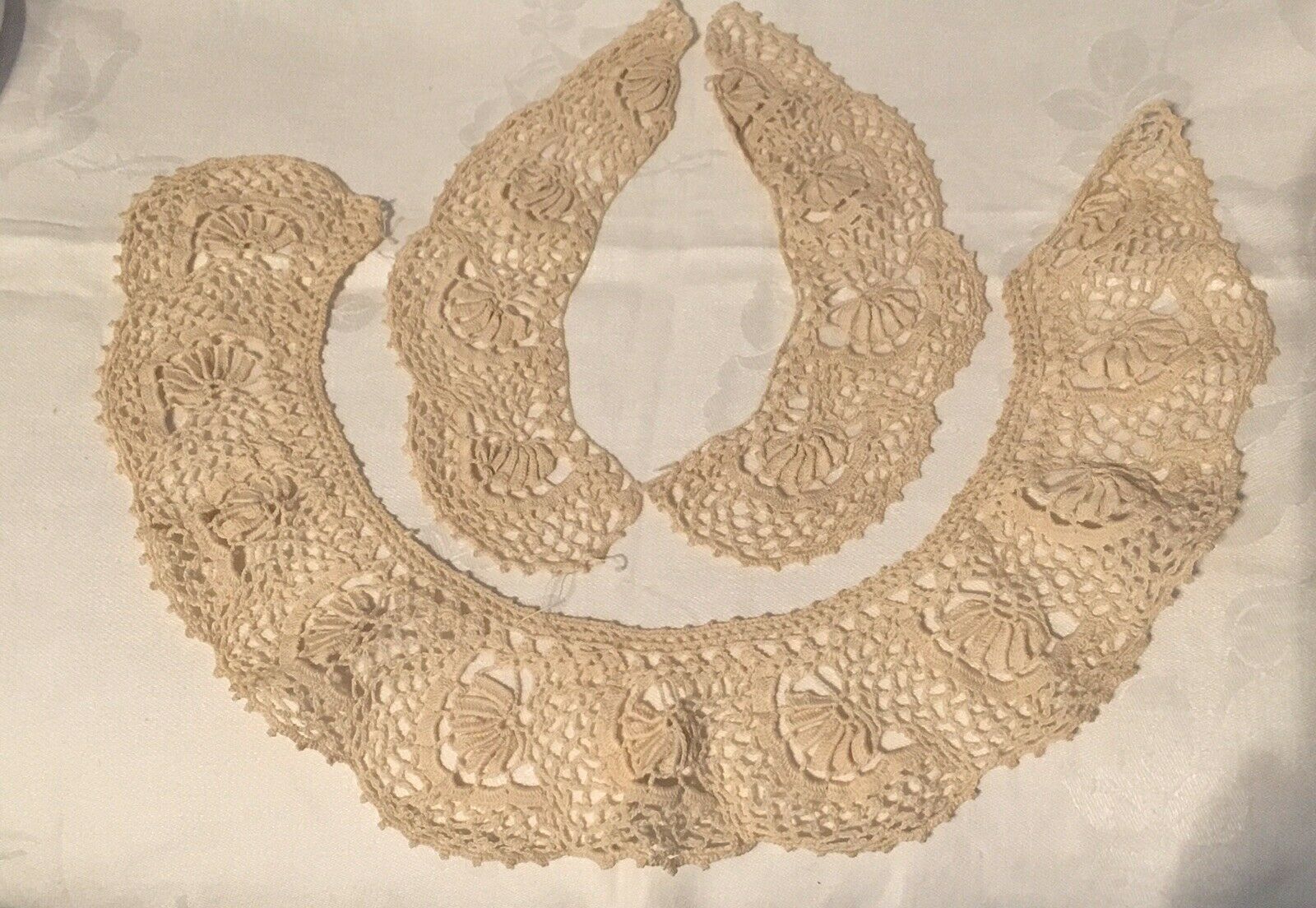 2  Vintage Crocheted Collars - 1920’s