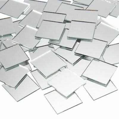 120-piece Square Mirrors, 1x1 Inch Bulk Glass Mosaic Tiles For Arts & Crafts