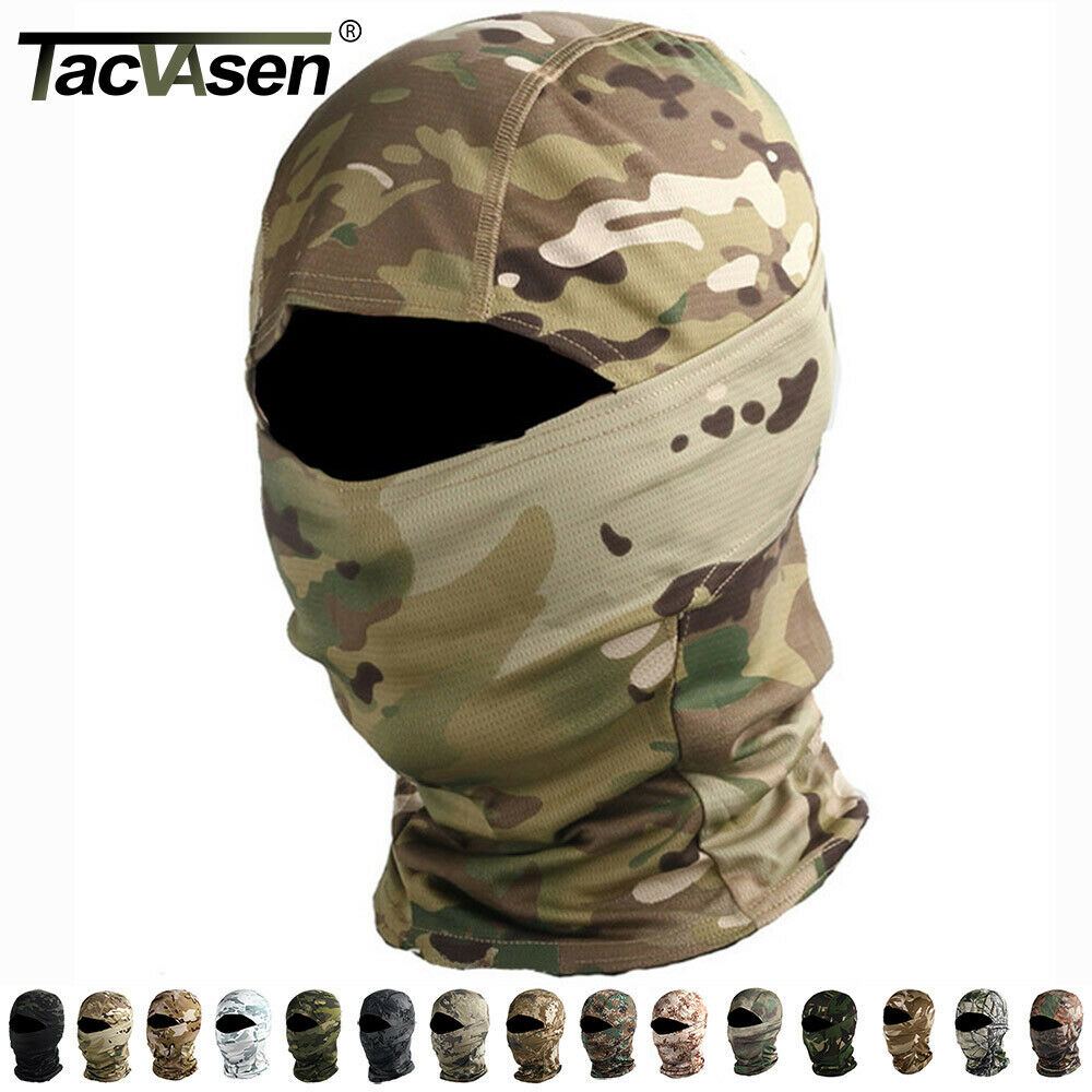 Tactical Camo Balaclava Full Face Mask Wargame Hunt Army Military Airsoft Gears