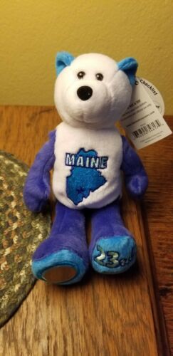 Maine State Quarter Coin Bear - 23rd State. Plush 8" Limited Treasures Nwt