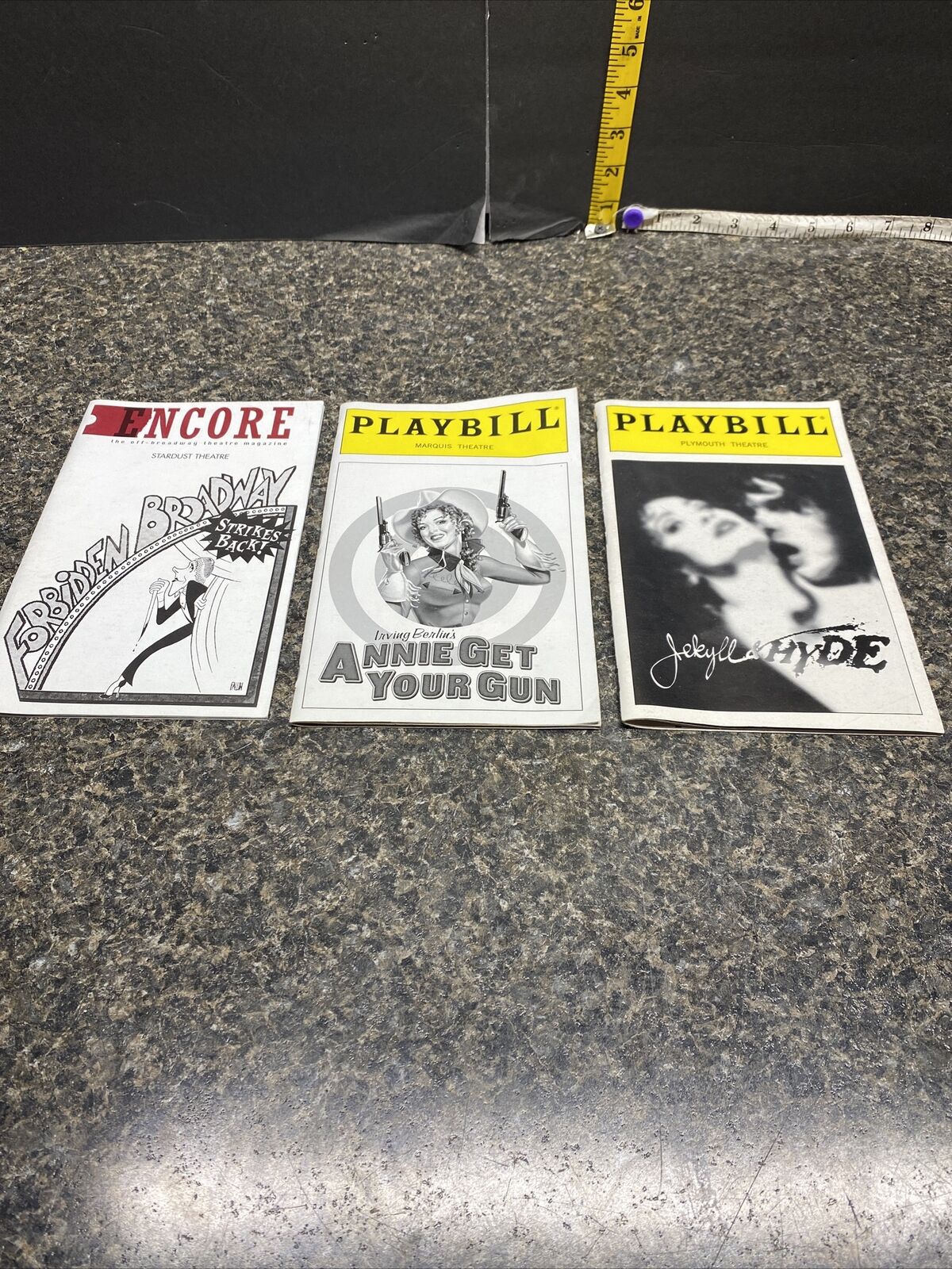 Lot Of (3) Theatre Booklets (2) Playbill And (1) Encore .