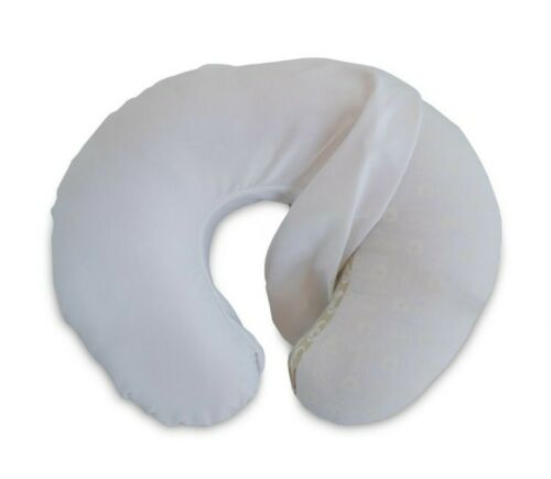Boppy Water-resistant Protective Nursing Baby Pillow Cover White Nip