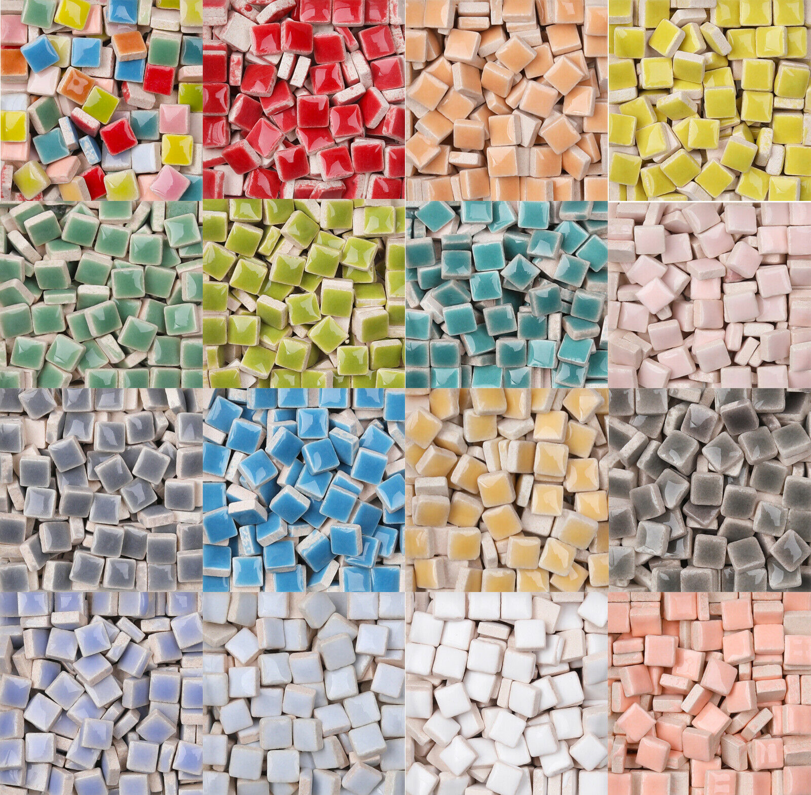 Super Micro Ceramic Mosaic Tiles Diy Hobbies Arts Mosaic Tiles For Crafts 250pcs