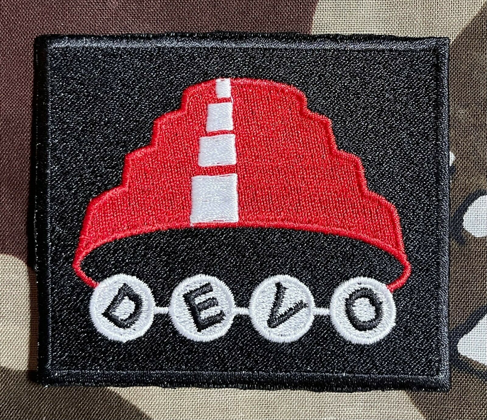 Devo Energy Dome Embroidered Patch D082p New Wave The Cramps Siouxsie Sioux