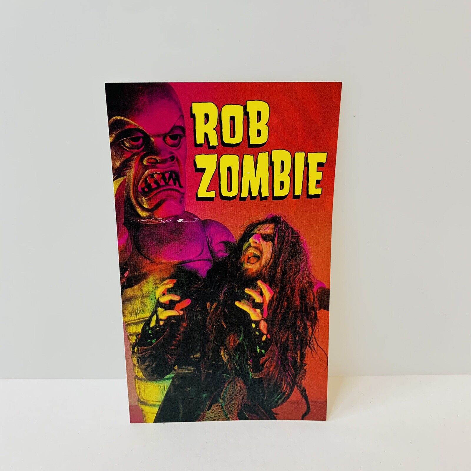 Rob Zombie Hellbilly Deluxe Promo Sticker Postcard 1998 Geffen Vintage Metal