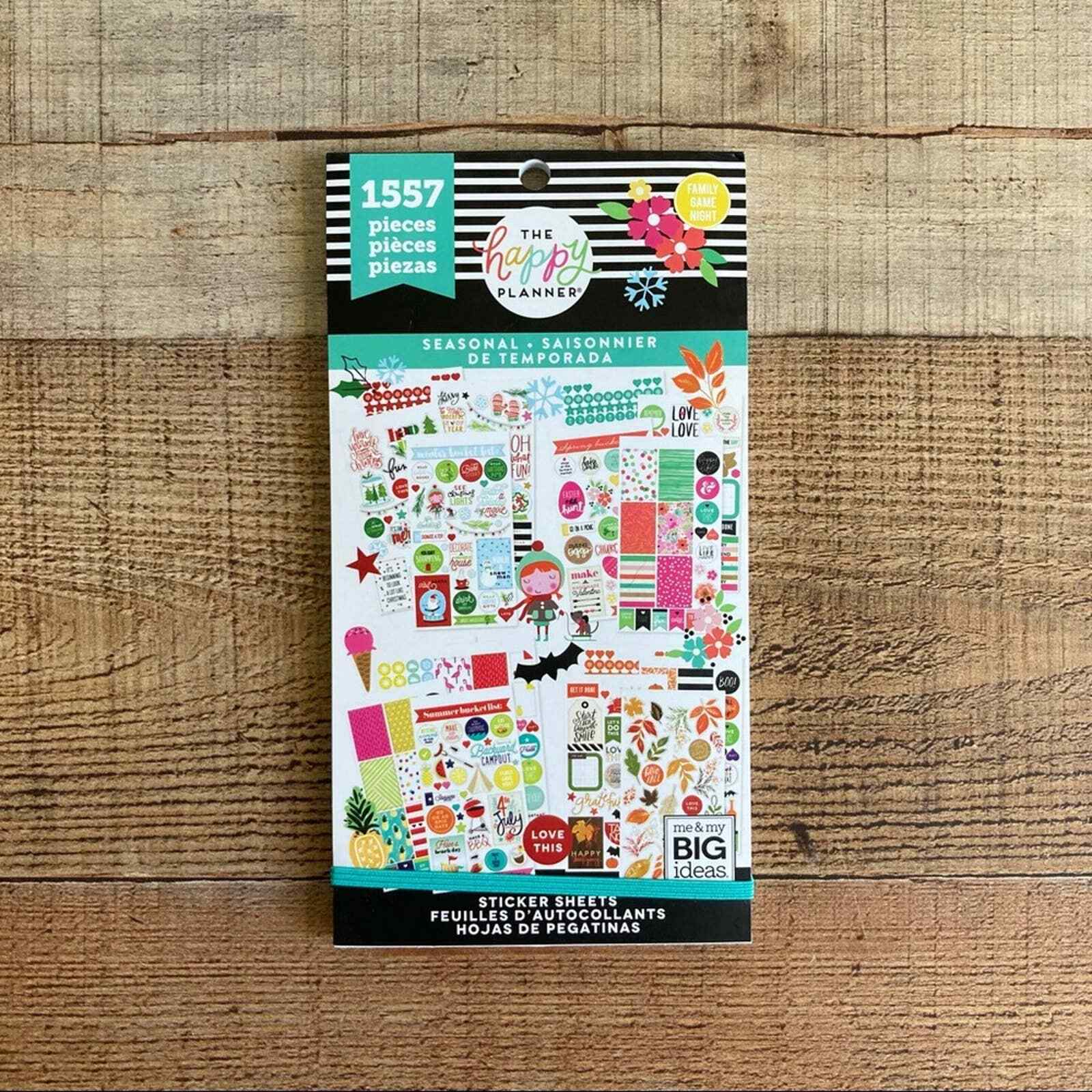 The Happy Planners Seasonal Stickers 1557 Ct. New