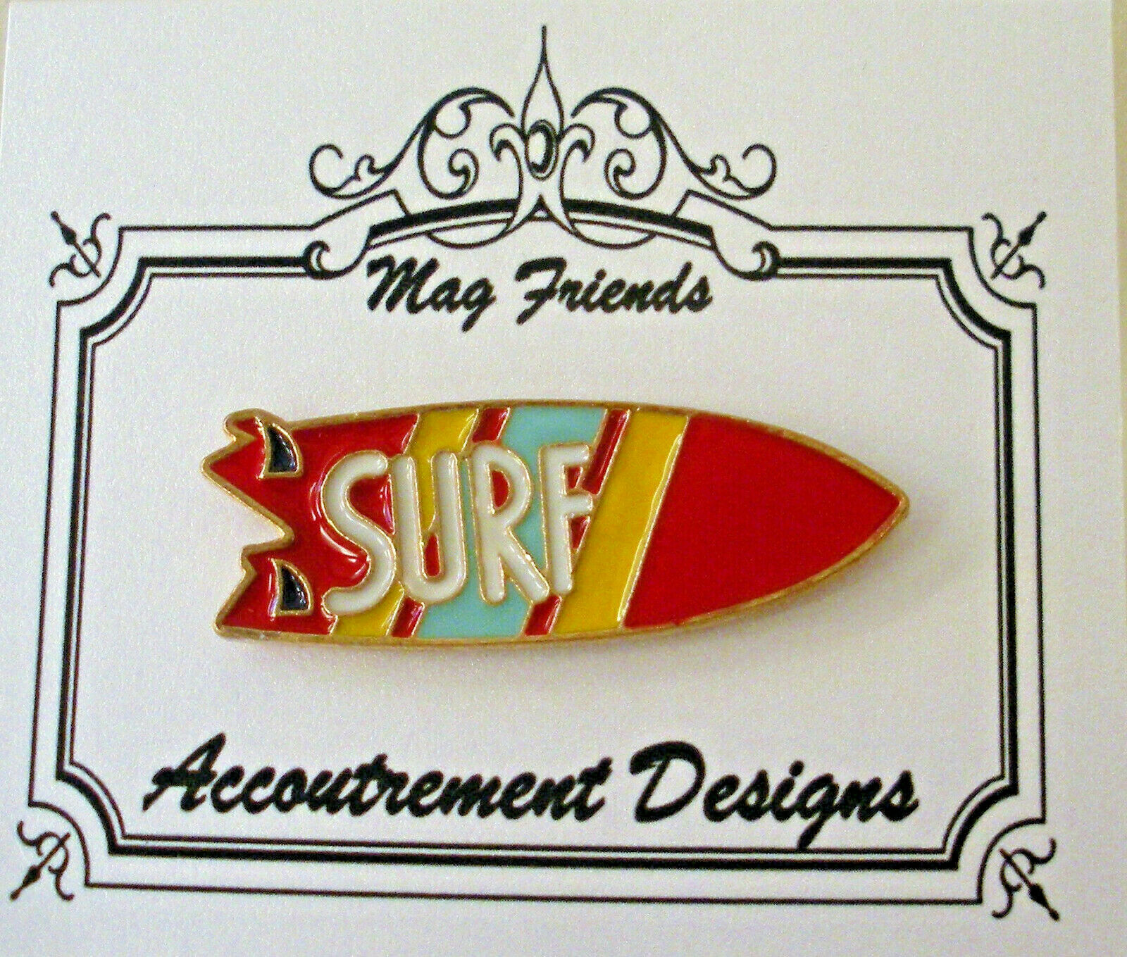 Needle Minder Magnet Surfboard Accoutrement Designs Needlepoint Mag Friends