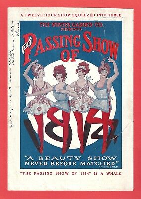 Marilyn Miller "passing Show Of 1914" Sigmund Romberg 1915 Pittsburgh Herald