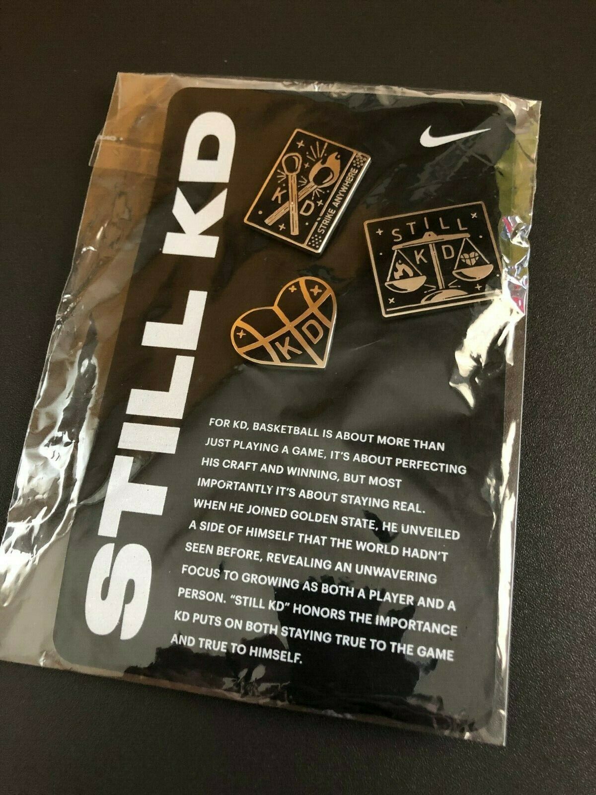 Kevin Durant Nike "still Kd" Limited Edition Pins Set (factory Sealed)