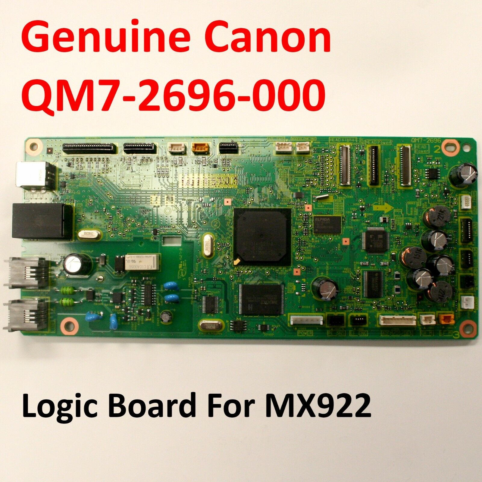 Canon Formatter Circuit Main Logic Board Qm7-2696-000 For Pixma Mx922 (qk1-8864)