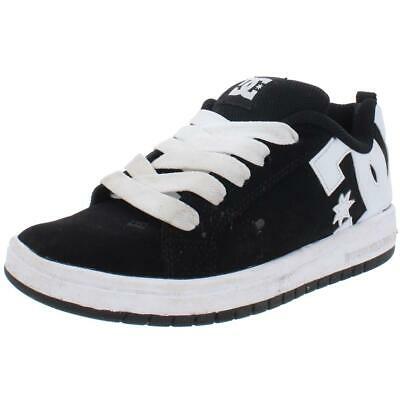 Dc Boys Court Graffik Black Skateboarding Shoes Sneakers 5 Medium (d) Bhfo 8603