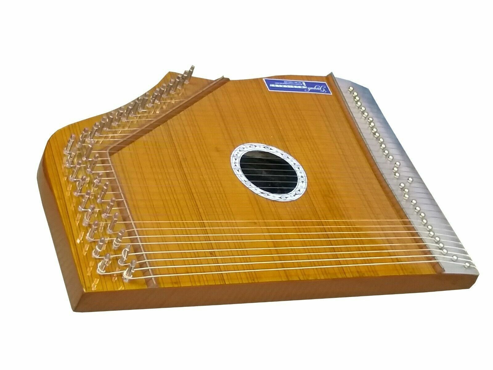 Swarmandal~ Harp~surmandal~with Carry Bag & Tuning Key~chant~mantra~bhajan~yoga