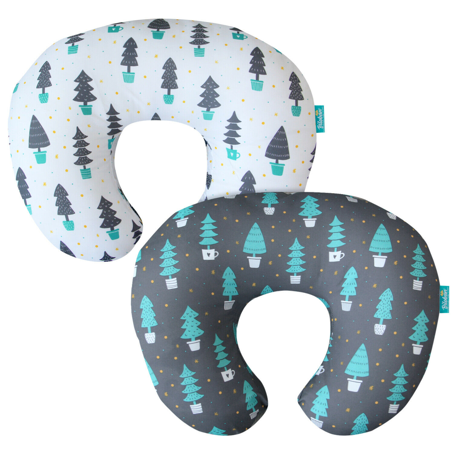 Nursing Pillow Cover Breastfeeding For Boppy Pillow Safely With Zipper 2 Pack