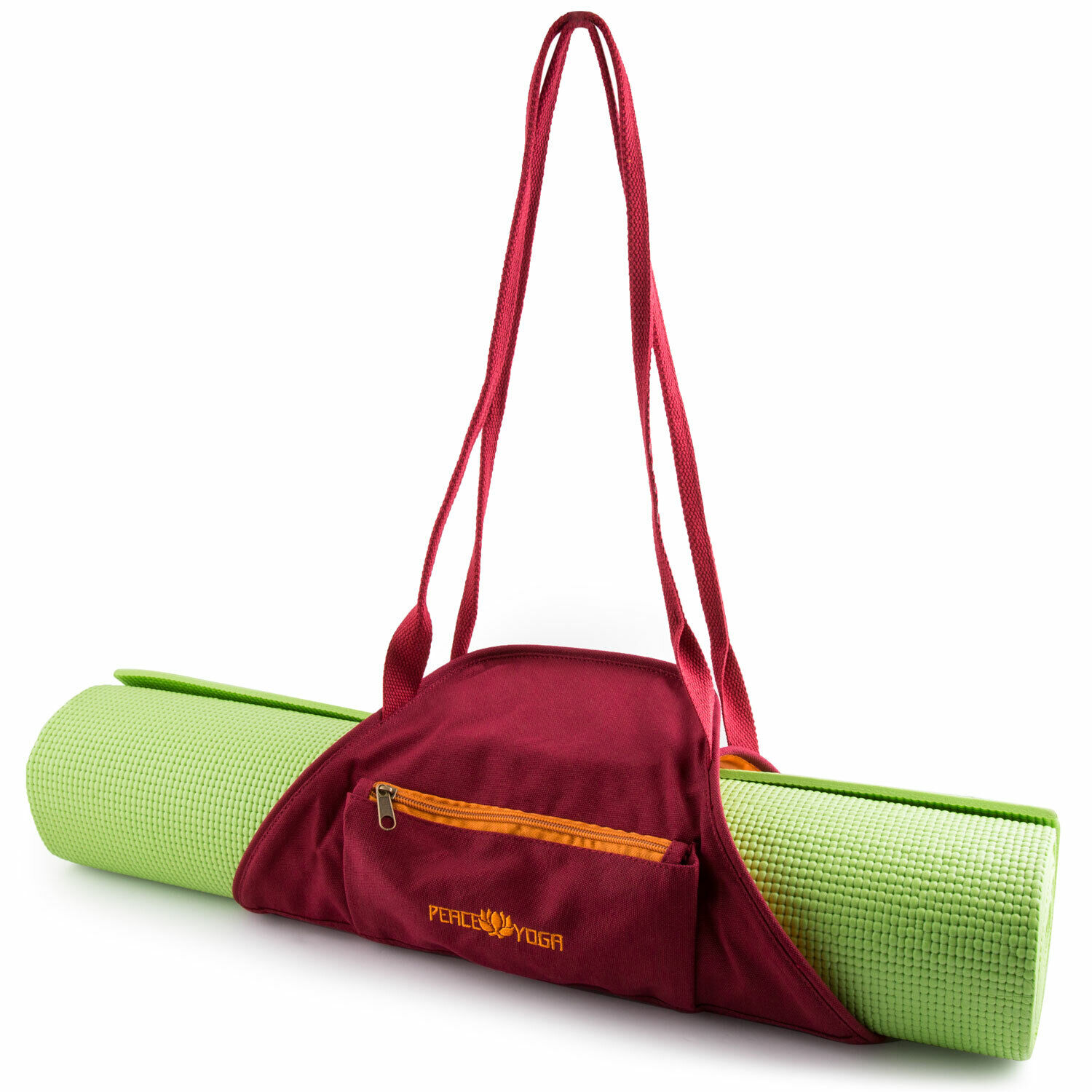 Peace Yoga Yoga Mat Wrap Bag Carrier