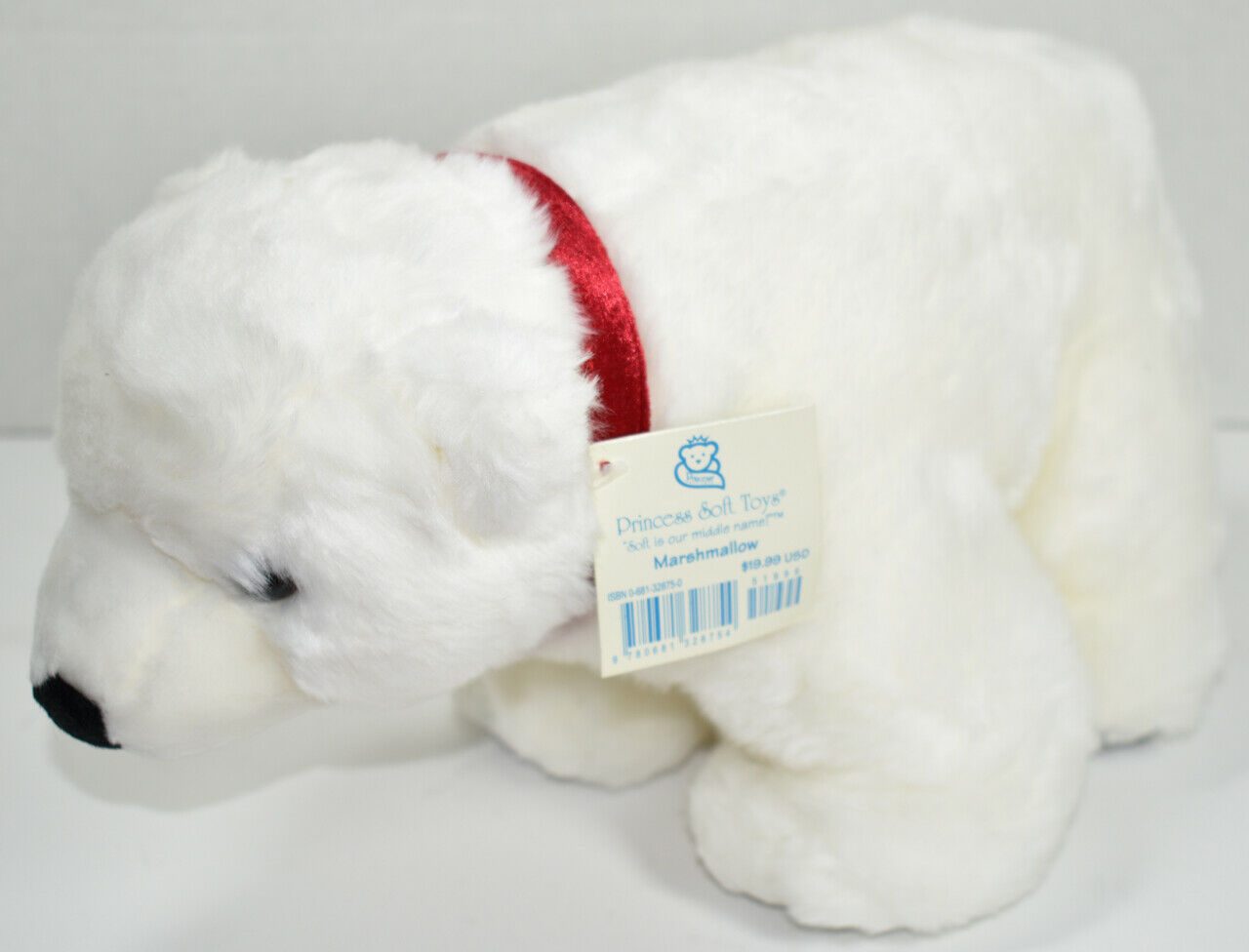 Princess Soft Toys Marshmallow The Polar Bear Stuffed Animal Plush Soft Toy New