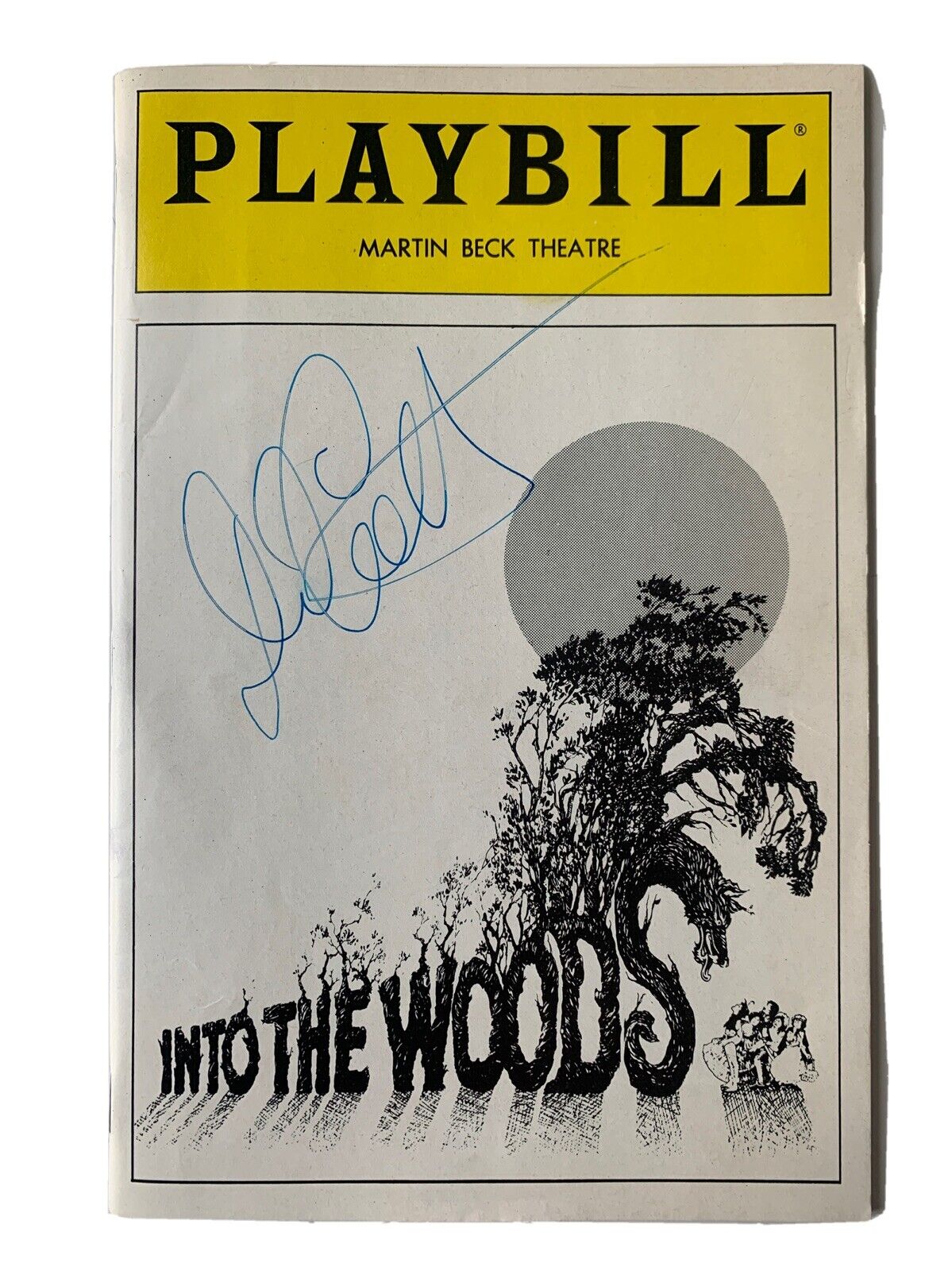 Into The Woods - Playbill Autographed By Dick Cavett