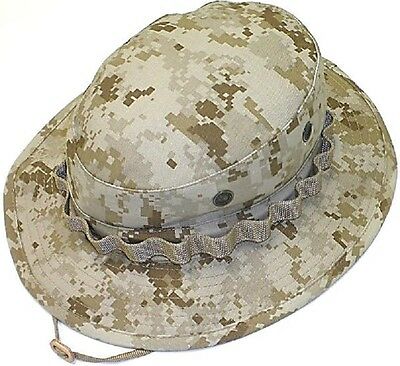 Usmc Marine Desert Digital Camouflage Boonie Hat No Emblem Govt Contractor 602