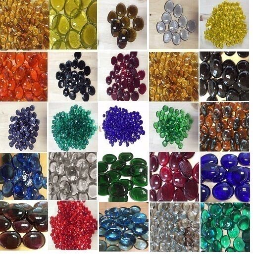 Glass Gems, Mosaic Tiles, Pebbles, Nuggets (available In A Variety Of Colors)