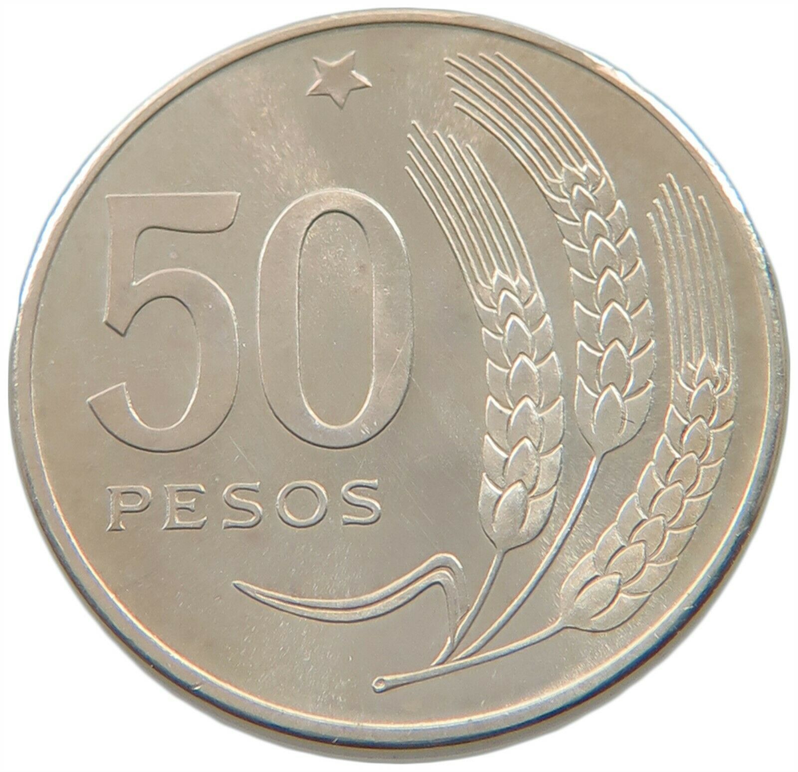 Uruguay 50 Pesos 1968 Silver Pattern Essai Unc #alb39 669