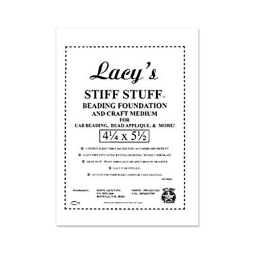Lacy's Stiff Stuff Beading Foundation Bead Embroidery 43341 (1) 4.25x5.25 Inches