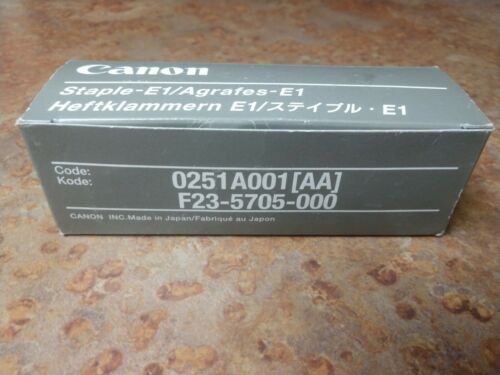 Canon Genuine Staple Cartridge E1 1 Box Of 3 Cartridges Staples
