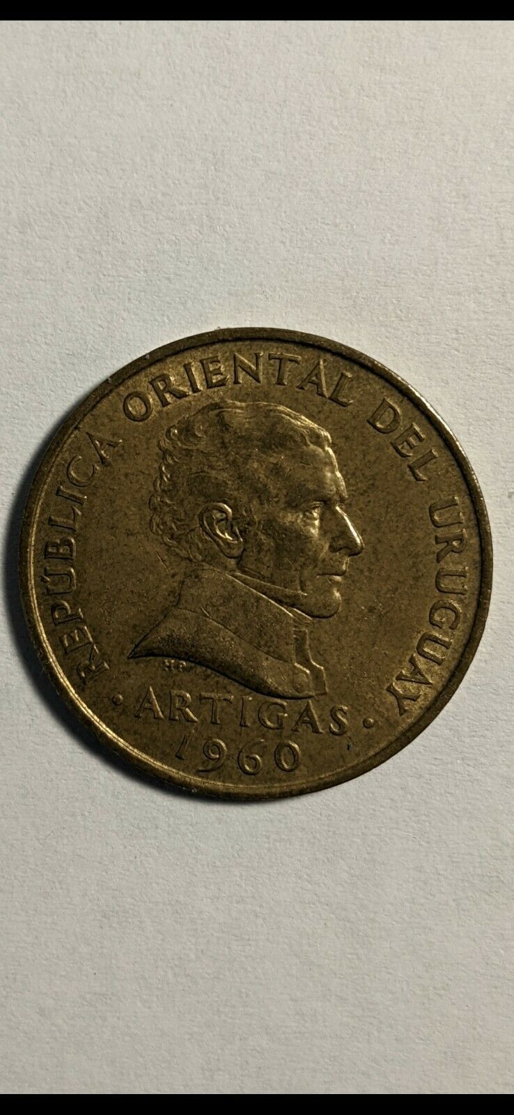 1960 Uruguay 10 Centisimos