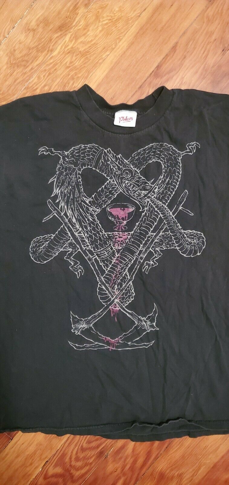 Him Heartagram Shirt Chalice Snake Scythe 2016 Tour Shirt