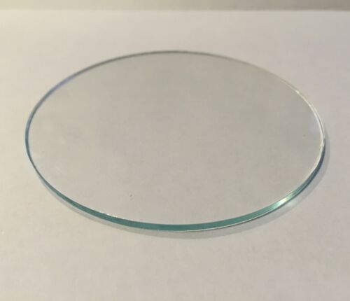 Clear Glass Disk (glass Lens) Cut To Size Between 3 Inch Through 5 Inches