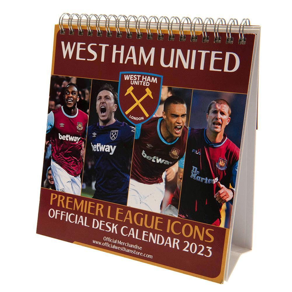 West Ham United Fc 2023 Desktop Calendar (ta9957)