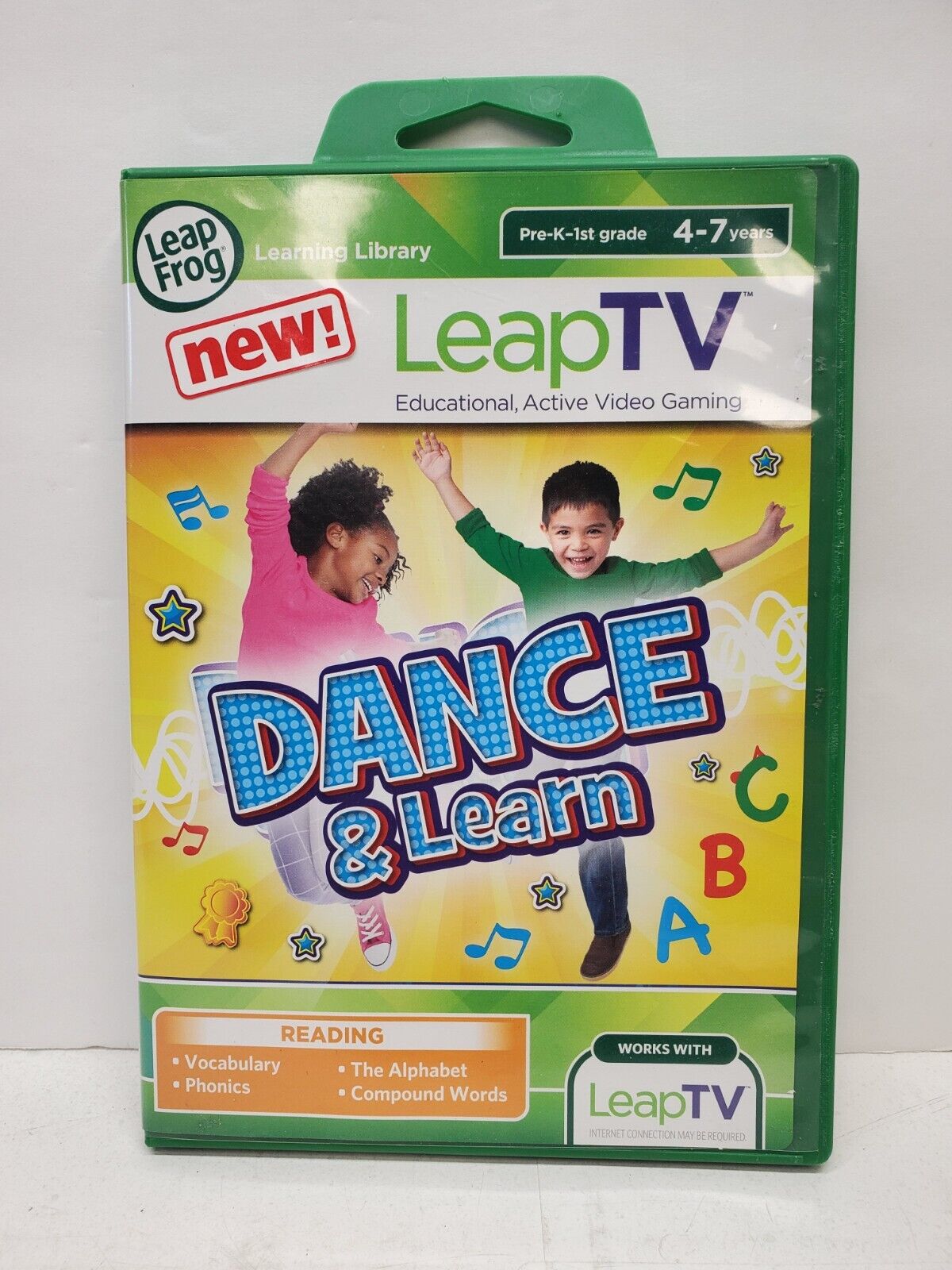 Leap Frog Leap Tv Dance And Learn Educational Active Video Game Reading 4-7 Year