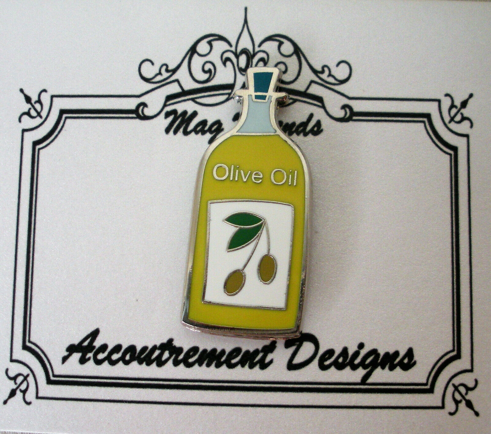 Needle Minder Magnet Olive Oil Accoutrement Designs Cross Stitch