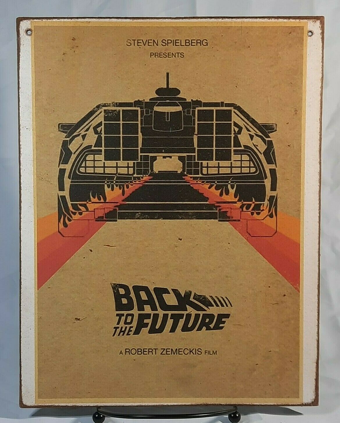 Back To The Future Poster Handmade Vintage Sign One Of A Kind