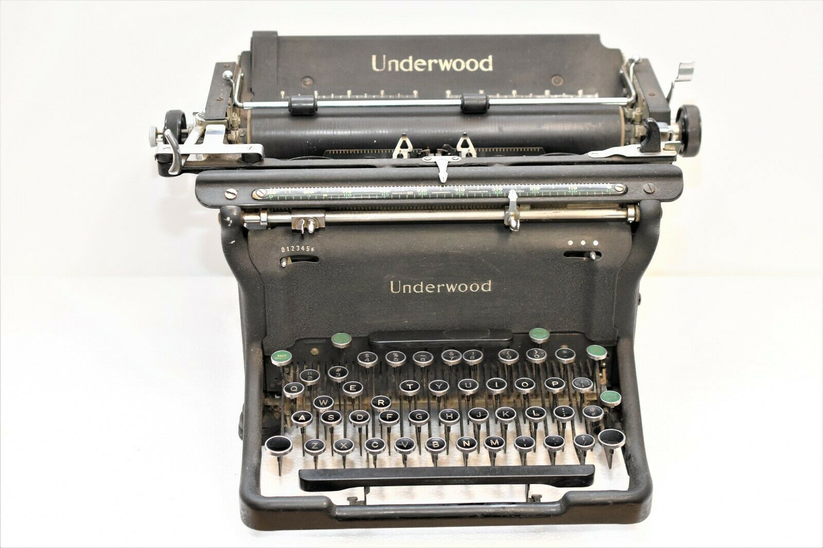 1895-1923 Antique Underwood Iron Typewriter Champion Clean > 7g