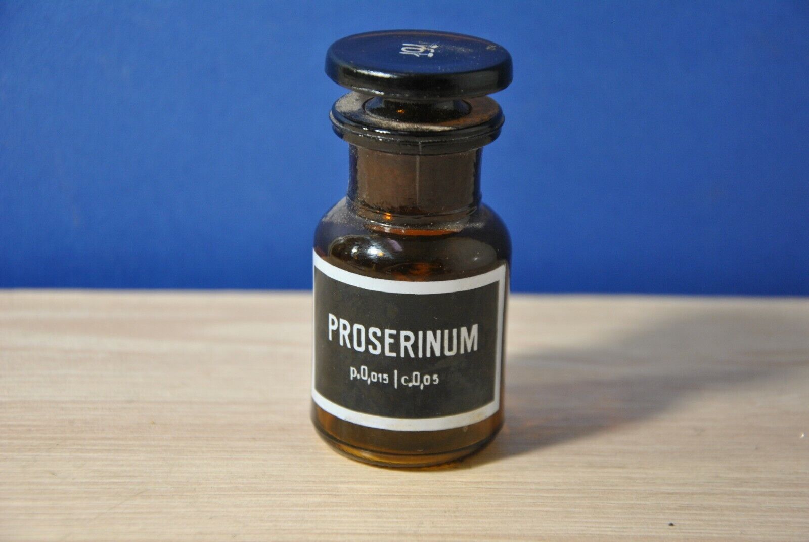 Vintage Pharmaceutical Jar "proserinum" .ussr.