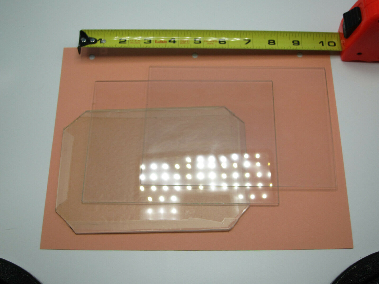 Lot Of 3 - 5x7 Glass For Contact Printing, Negative Carriers, Etc.