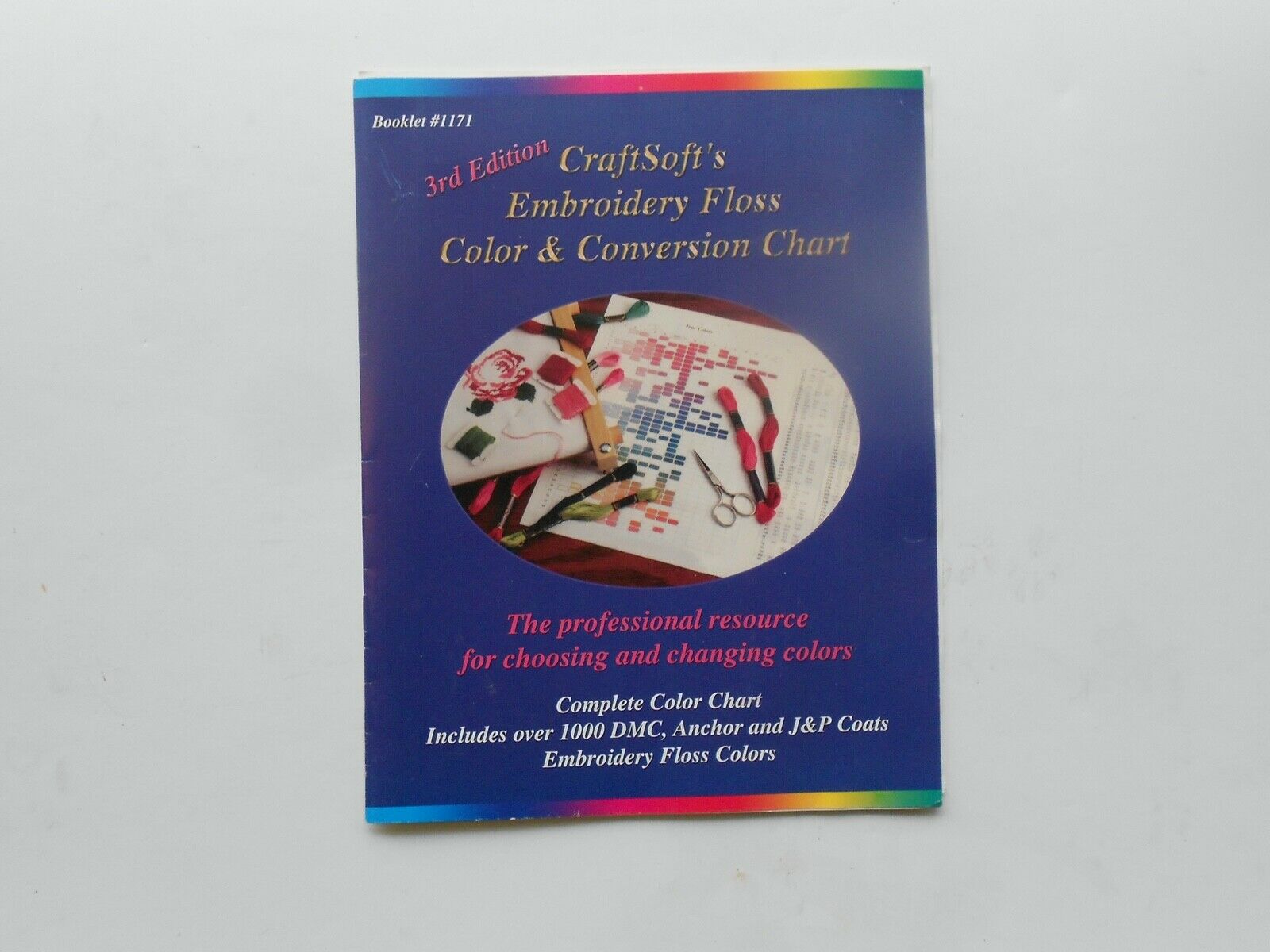 Craftsoft's Embroidery Floss Color And Conversion Chart~~3rd Edition