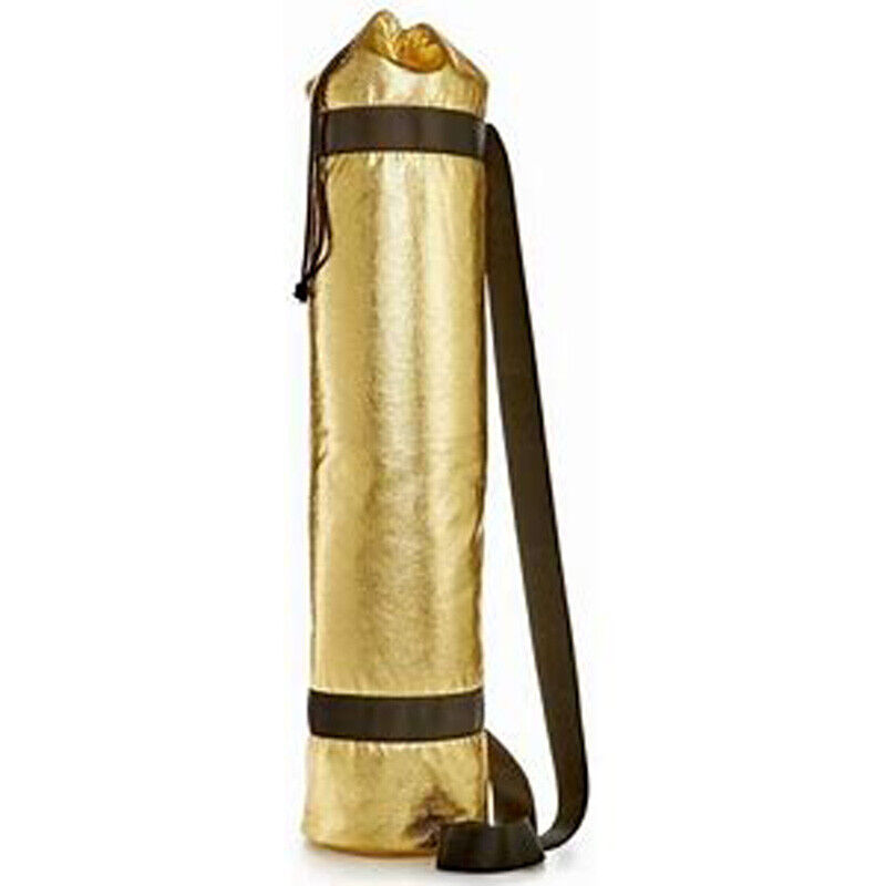 Twelve Nyc Yoga Metallic Gold Mat Bag