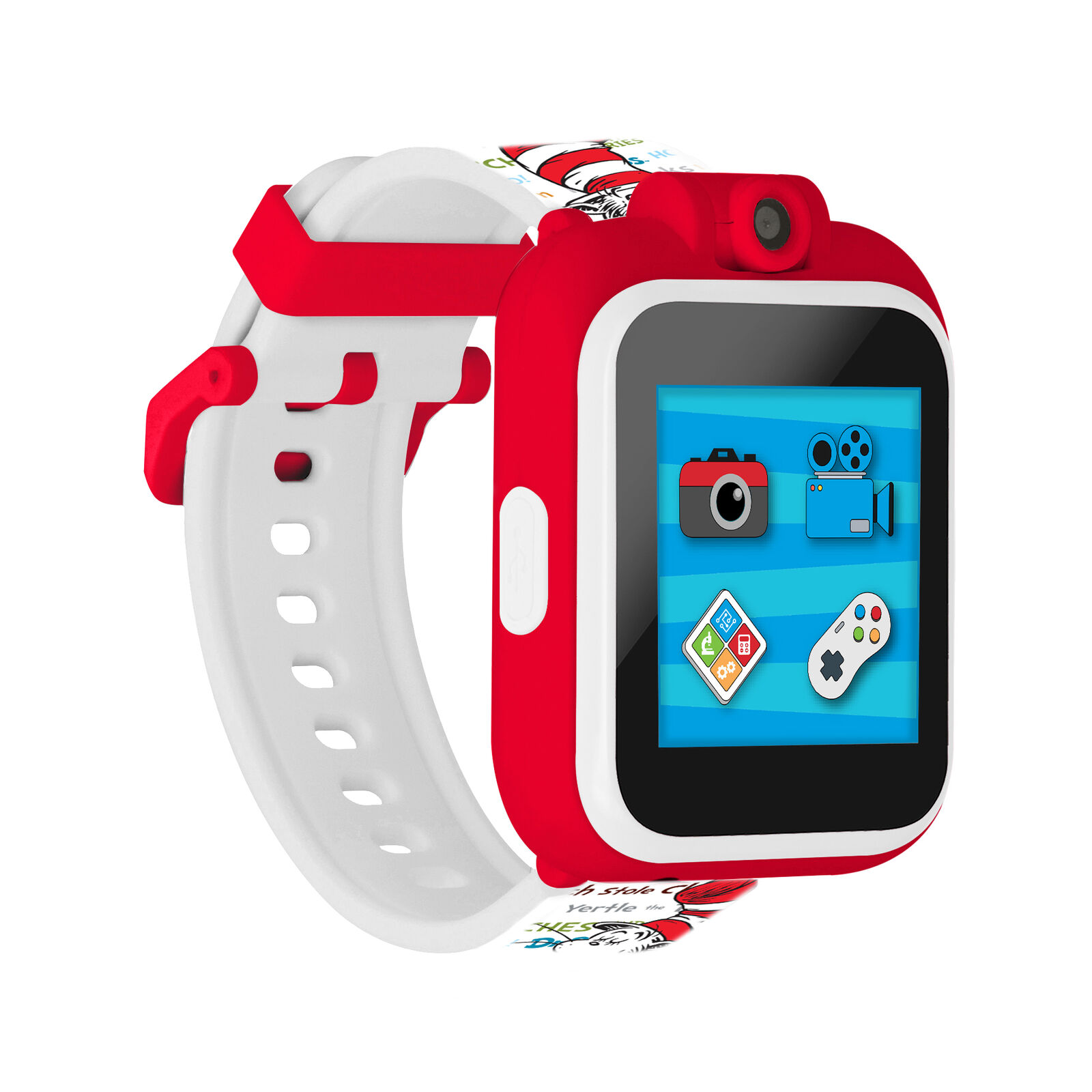 Playzoom 2 Dr.seuss Educational Smartwatch For Kids: White Cat In The Hat Print
